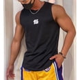 thumbnail image 1 of 2023 newest Summer Gym Vest High Quality mesh Shirt Sleeveless T-shirts Men Tank Tops running Fitness Sports Vest men Clothing, 1 of 6