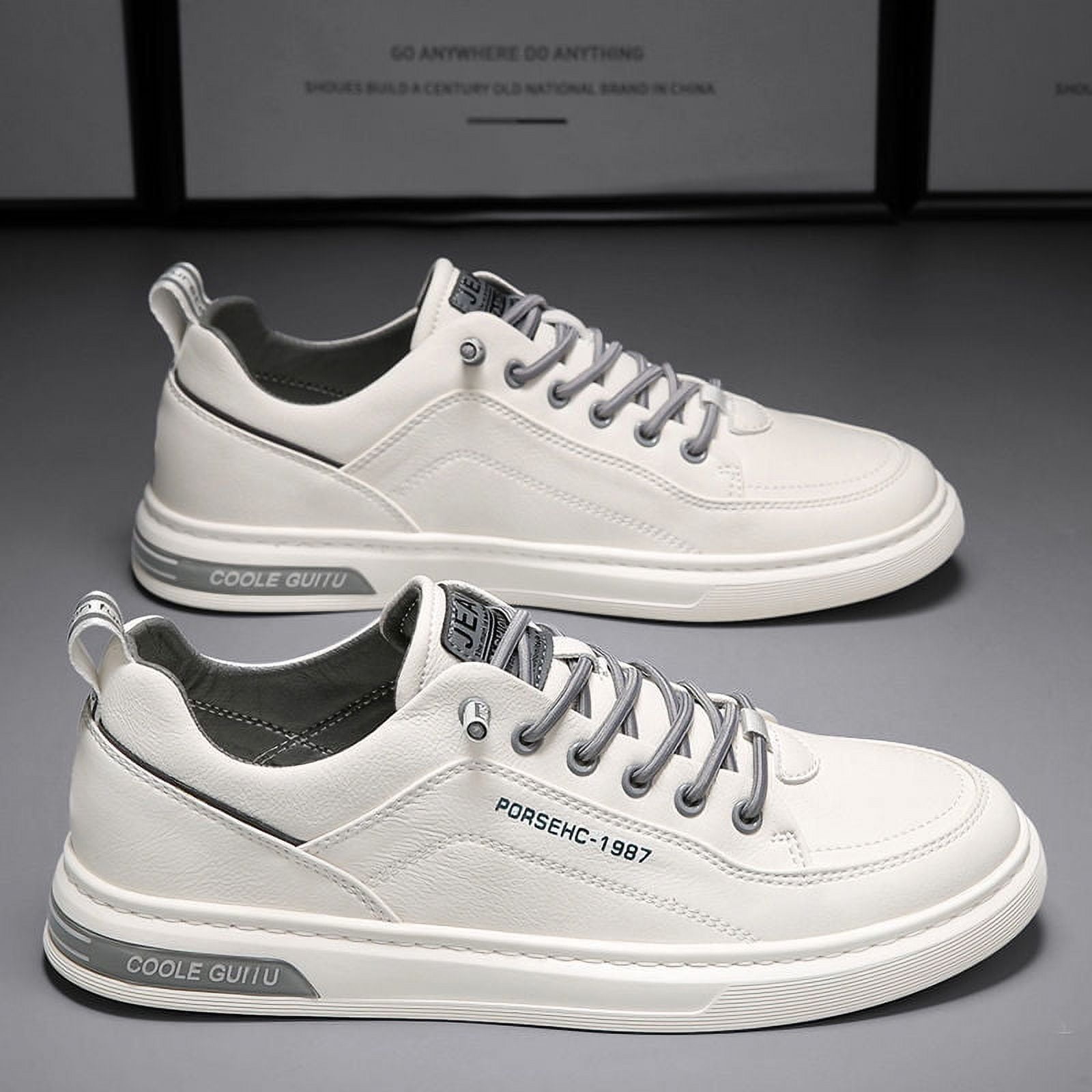 2023 spring new men s casual leather shoes popular low top casual shoes student sneakers