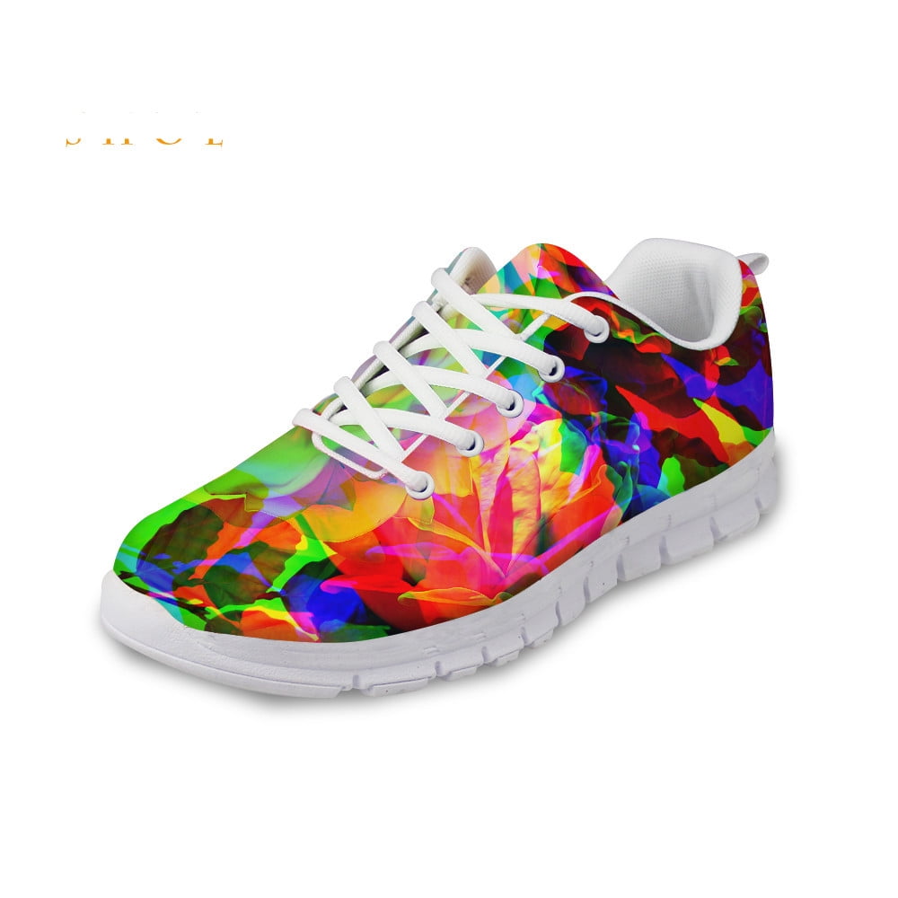 2023Fashion 3D Design Women Sneakers Classical Floral Breathable Low
