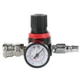 2024 1/4" Air Pressure Regulator Gauge Regulating Valve Compressor For