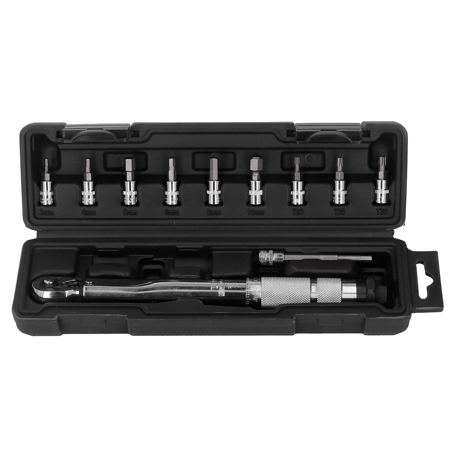 2024 1/4 Inch Torque Wrench Set 1/4 Inch Drive Hex Bit Socket Set for Automobile Motorcycle