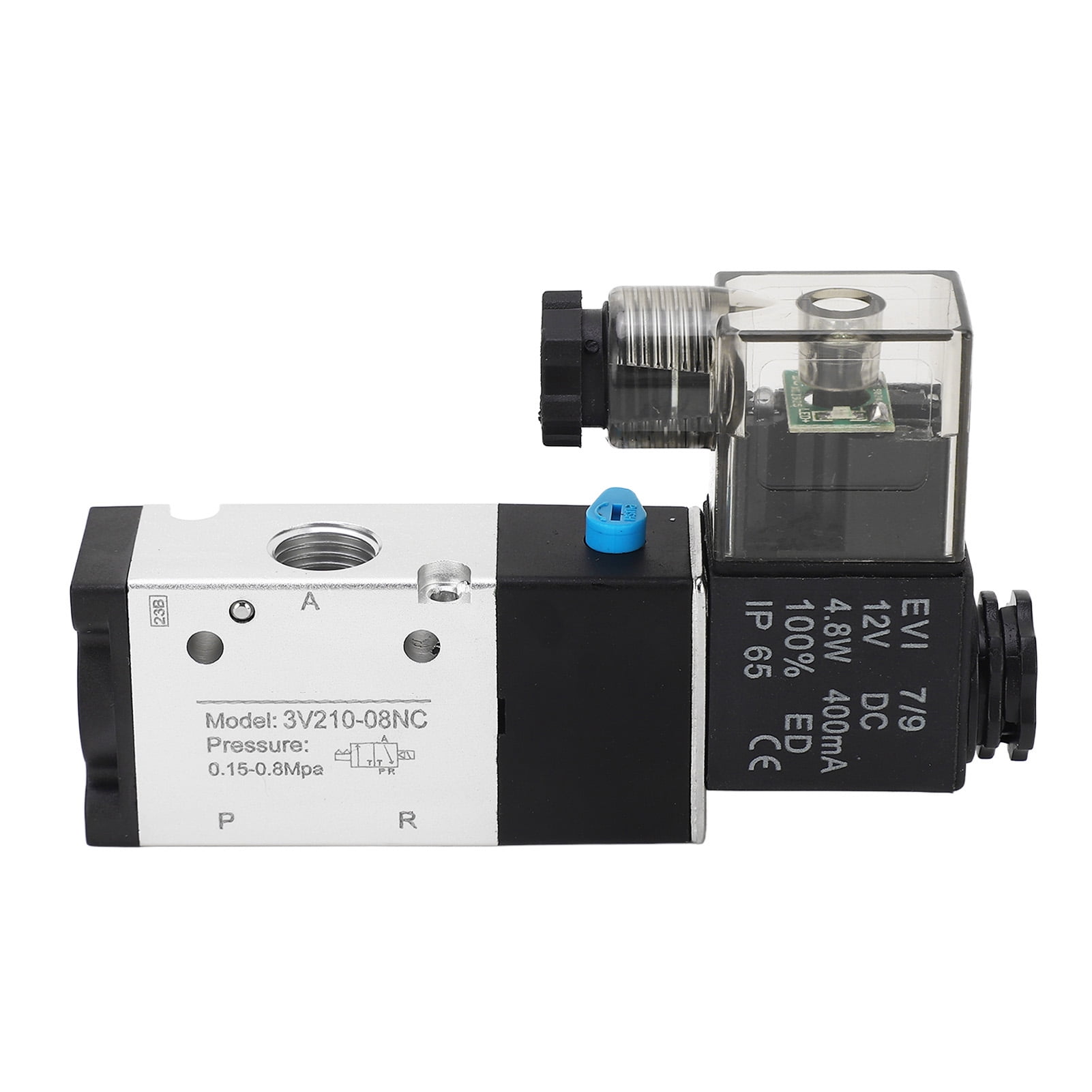 2024 1/4in NPT Pneumatic Solenoid Valve 2 Position 3 Way IP65 Air