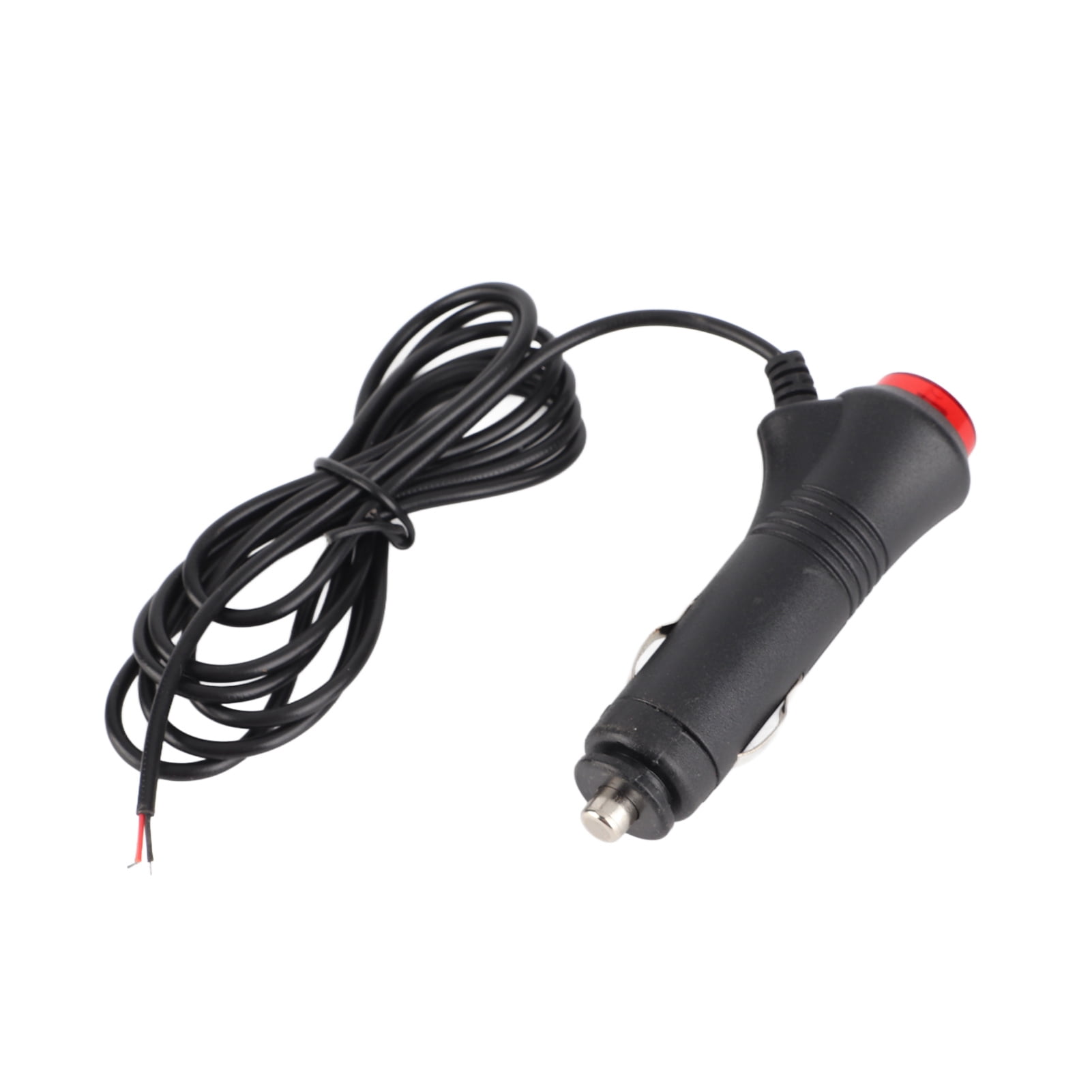 2024 1.5m Male Car Cigarette Lighter Socket Power Plug Adapter On Off