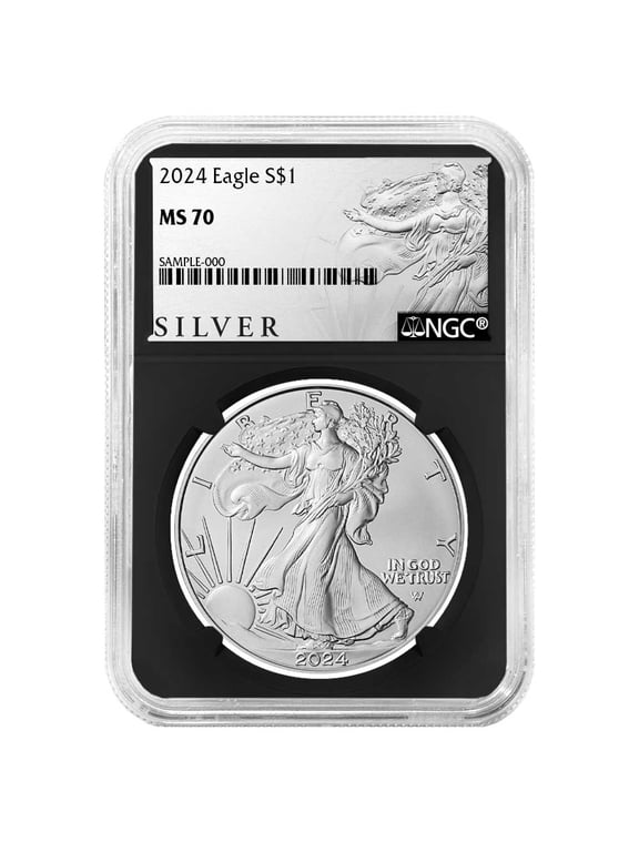 2024 $1 American Silver Eagle NGC MS70 ALS Label Retro Core