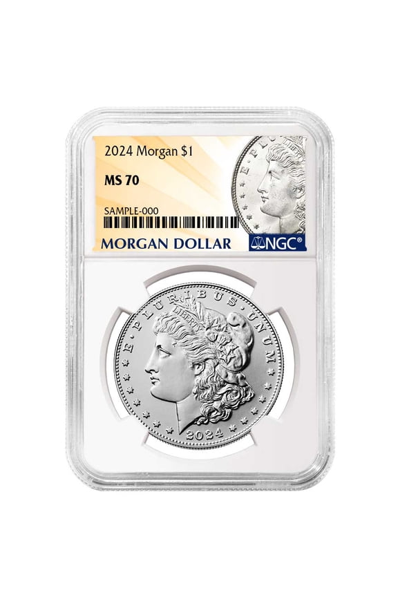 2024 $1 Morgan Silver Dollar NGC MS70 Morgan Label