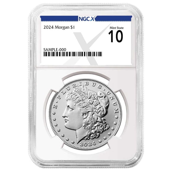 2024 $1 Morgan Silver Dollar NGCX MS10 X Label