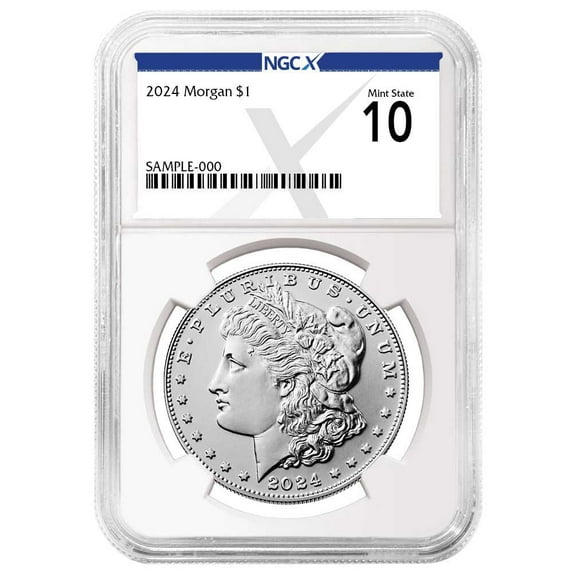 2024 $1 Morgan Silver Dollar NGCX MS10 X Label