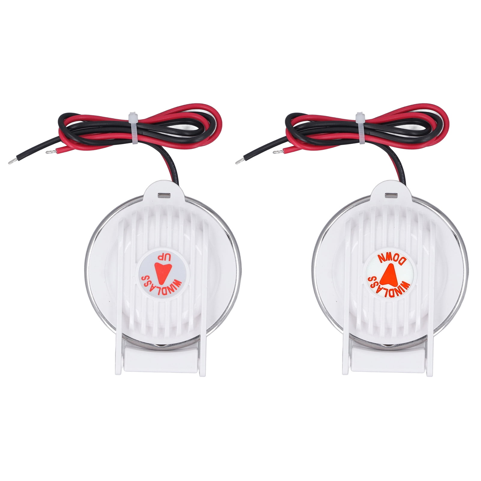 Wireless Windlass Anchor Remote Trim Controller And Up/Down Wired Red Rocker Switch Remote With 100ft AWG #16 Wire Spool For Boats Marine Vessels - View #4