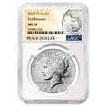 thumbnail image 1 of 2024 $1 Peace Silver Dollar NGC MS70 FR Peace Label, 1 of 3