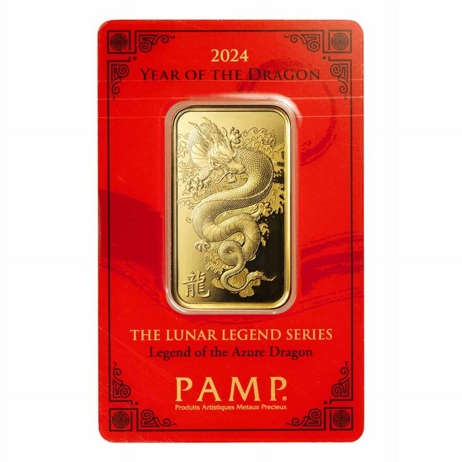 2024 Barra de Oro de 1 oz - PAMP Lunar Legends Azure Chile | Ubuy