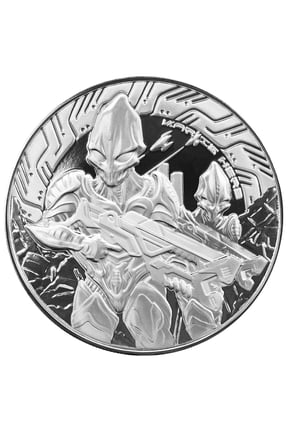 2024 1 oz Silver Alien Battle Coin .999 Fine Silver Bullion Coin
