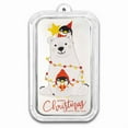 thumbnail image 1 of 2025 1 oz Silver Colorized Bar - Christmas Polar Bear & Penguins, 1 of 4
