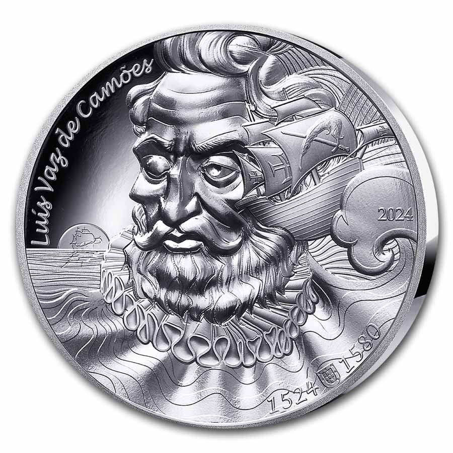 MONNAIE DE PARIS 2024 1 oz Silver HR 20 The Art of The Pen (Luis Vaz de Camoes)