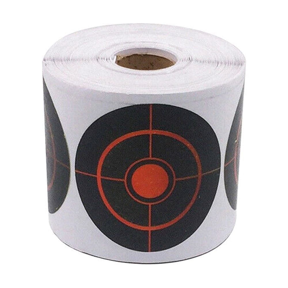 2024 100Pcs Roll Splatter Target Sticker Strong Adhesive Shooting Splatter Targets Stickers Splatterburst Targets 7.5cm Diameter