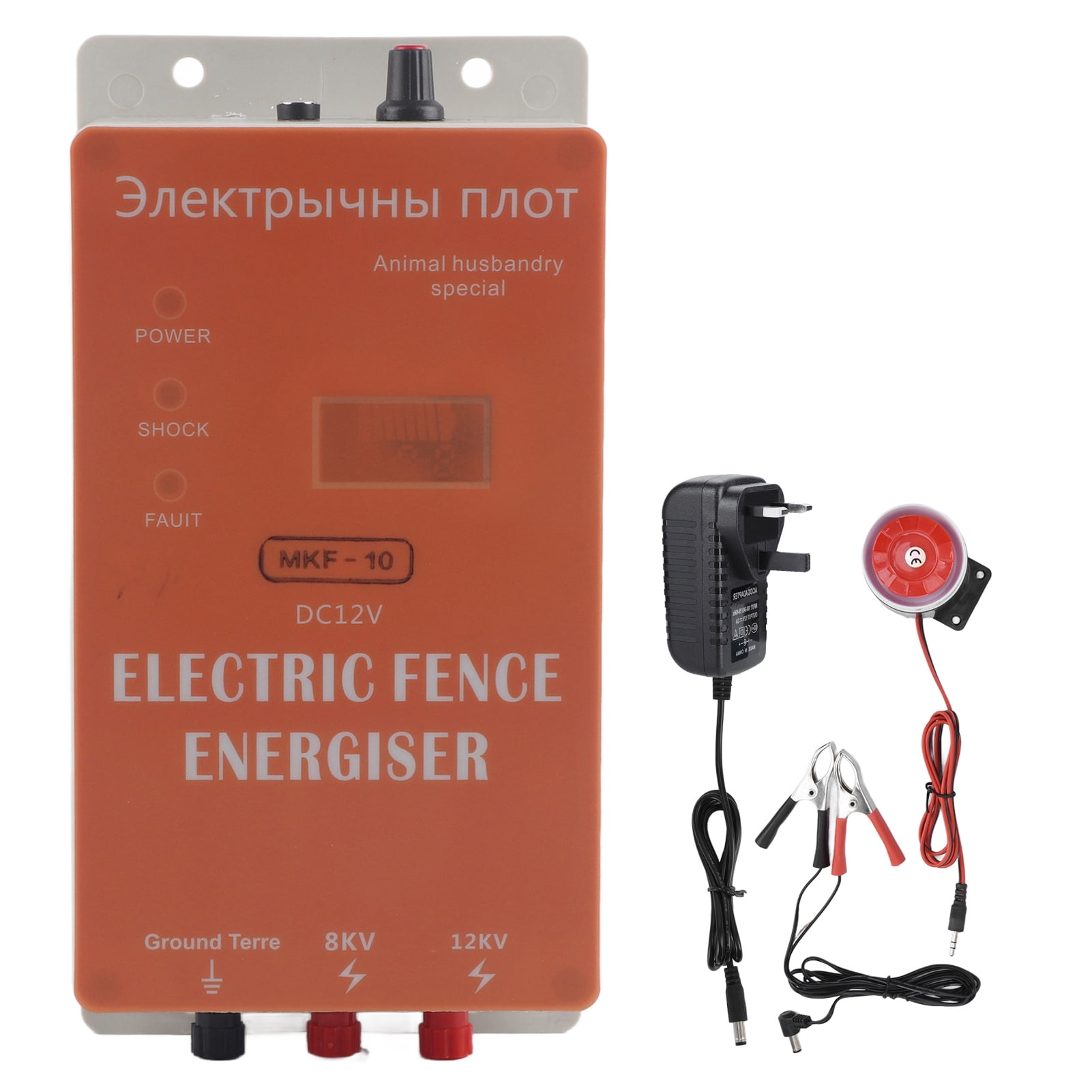 2024 10KM Electric Fence High Voltage Pulse Controller Animal Electric