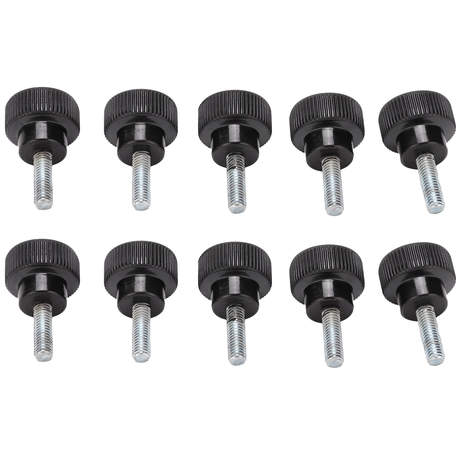 2024 10Pcs Thumbscrew Grip Round Head Knurled Knob Clamping Bolt Lathe