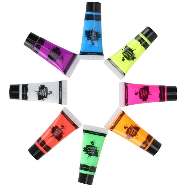 2024 10ml Body Paint Set Blacklight Face and Body Paint Makeup