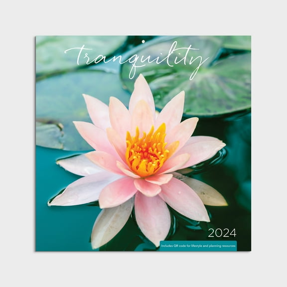 2024-12 Month Hanging Wall Calendar-Tranquility-12x12 by Dayspring