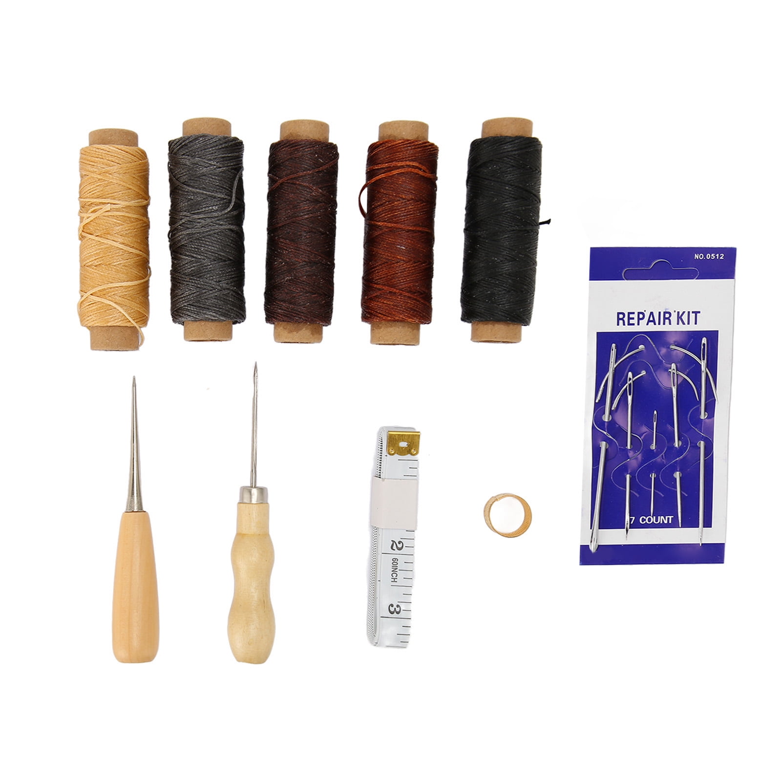 2024 16PCS Leather Repair Sewing Kit Professional Leather Working Tools