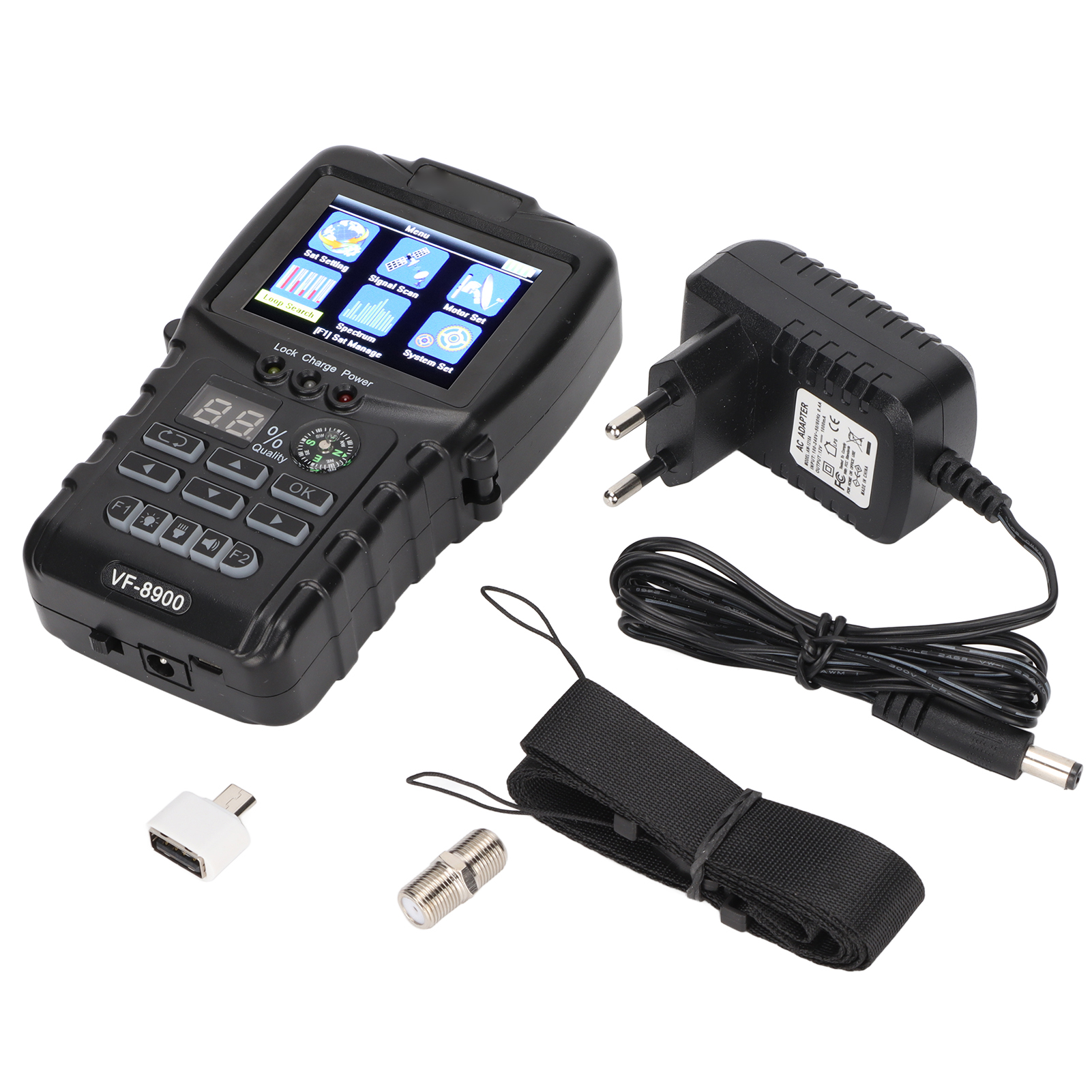 2024 2.4 Inch Digital HD Signal Finder DVB S2 DVB S Satellite Signal