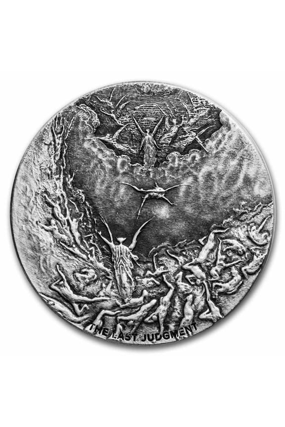 2024 2 oz Silver Coin - Biblical Series (The Last Judgement)