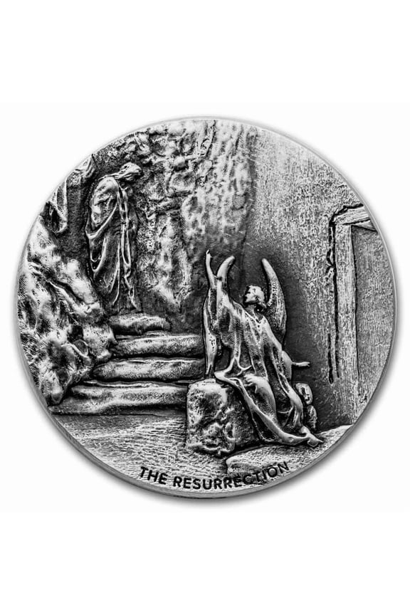 2024 2 oz Silver Coin - Biblical Series (The Resurrection)