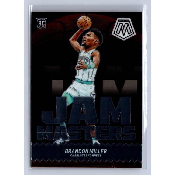 2023-24 Panini Mosaic Jam Masters Brandon Miller Charlotte Hornets RC #1 Basketball Card