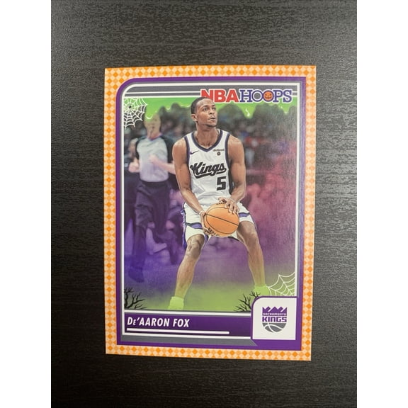 2024 2023-24 Panini NBA Hoops De'Aaron Fox #199 Orange Limited Edition Parallel/Variety