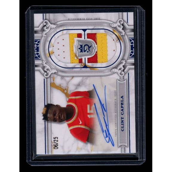 2024 2023-24 Topps Royalty Collection Clint Capela #RRS-CC /25 Autograph Patch