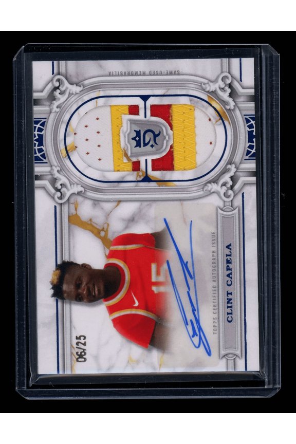 2024 2023-24 Topps Royalty Collection Clint Capela #RRS-CC /25 Autograph Patch