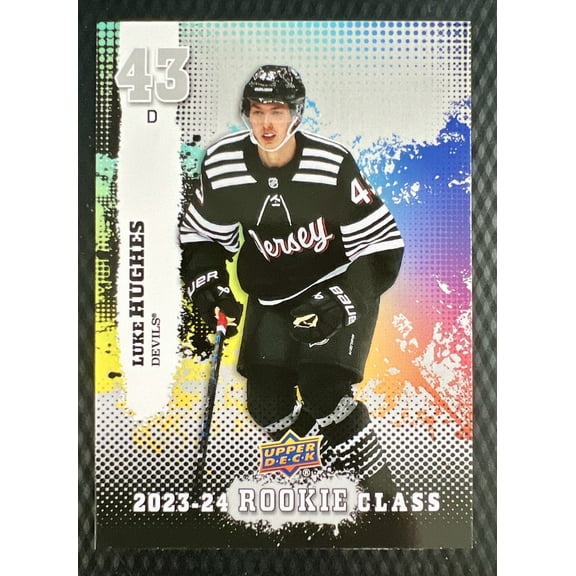 2024 2023-24 Upper Deck Luke Hughes Rookie Rookie Class Insert
