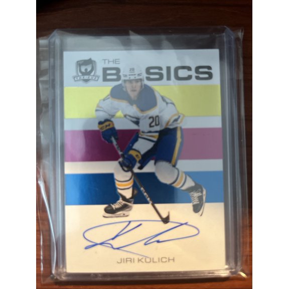 2024 2023-24 Upper Deck The Cup Jiri Kulich #B-KH The Basics The Basics Autograph Signature Short Print Auto Rookies Roo