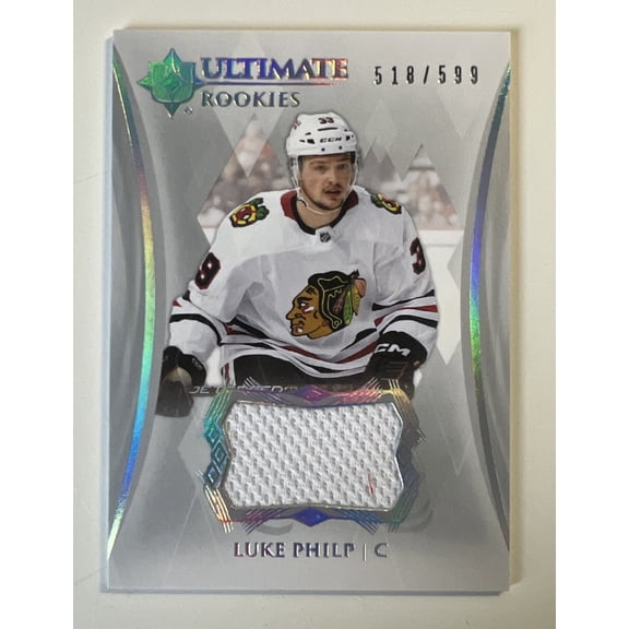 2024 2023-24 Upper Deck Ultimate Collection Rookies Luke Philp /599 Patch