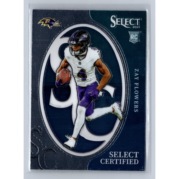 2024 2023 Panini Select Select Certified Zay Flowers #CRO-ZFL RC