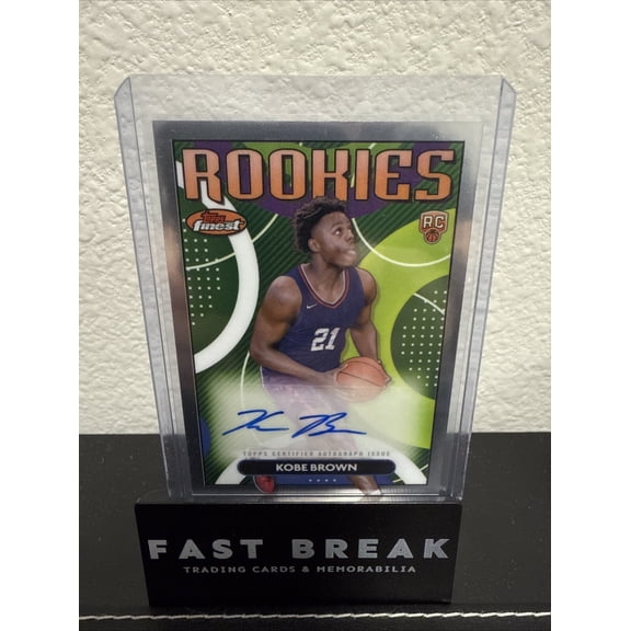 2023 Topps Finest Kobe Brown RFA Rookie Auto