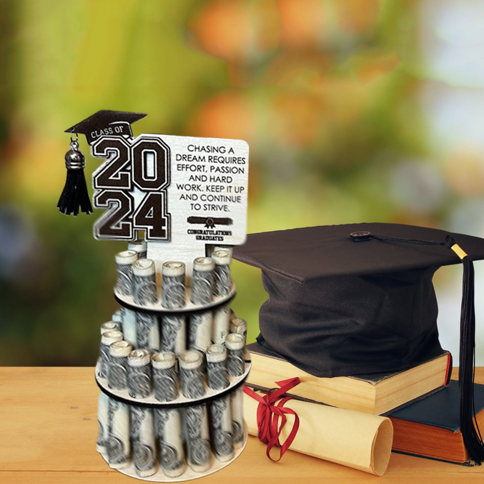 2024 2024 Graduation Holder Creatives Converting Congrats Grad Card