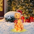 2024 2024 New Christmas Dog LED Light Animated Christmas Outdoor