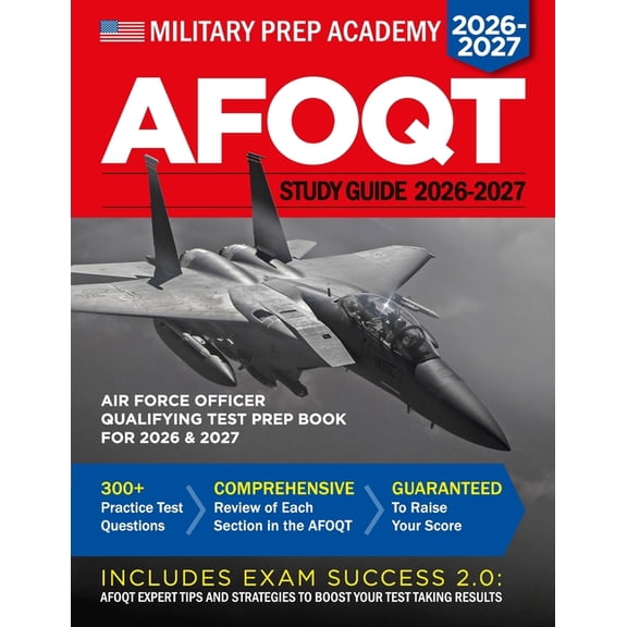 2026-2027 AFOQT Study Guide: Air Force Officer Qualifying Test Prep Book, Book 1, (Paperback)