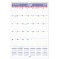 thumbnail image 1 of 2024-2025 AT-A-GLANCE® Academic Large Monthly Wall Calendar, 15-1/2" x 22-3/4", Red/Blue, July to June, 1 of 2