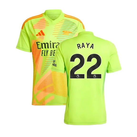 2024-2025 Arsenal Home Goalkeeper Shirt (Yellow) (Raya 22)