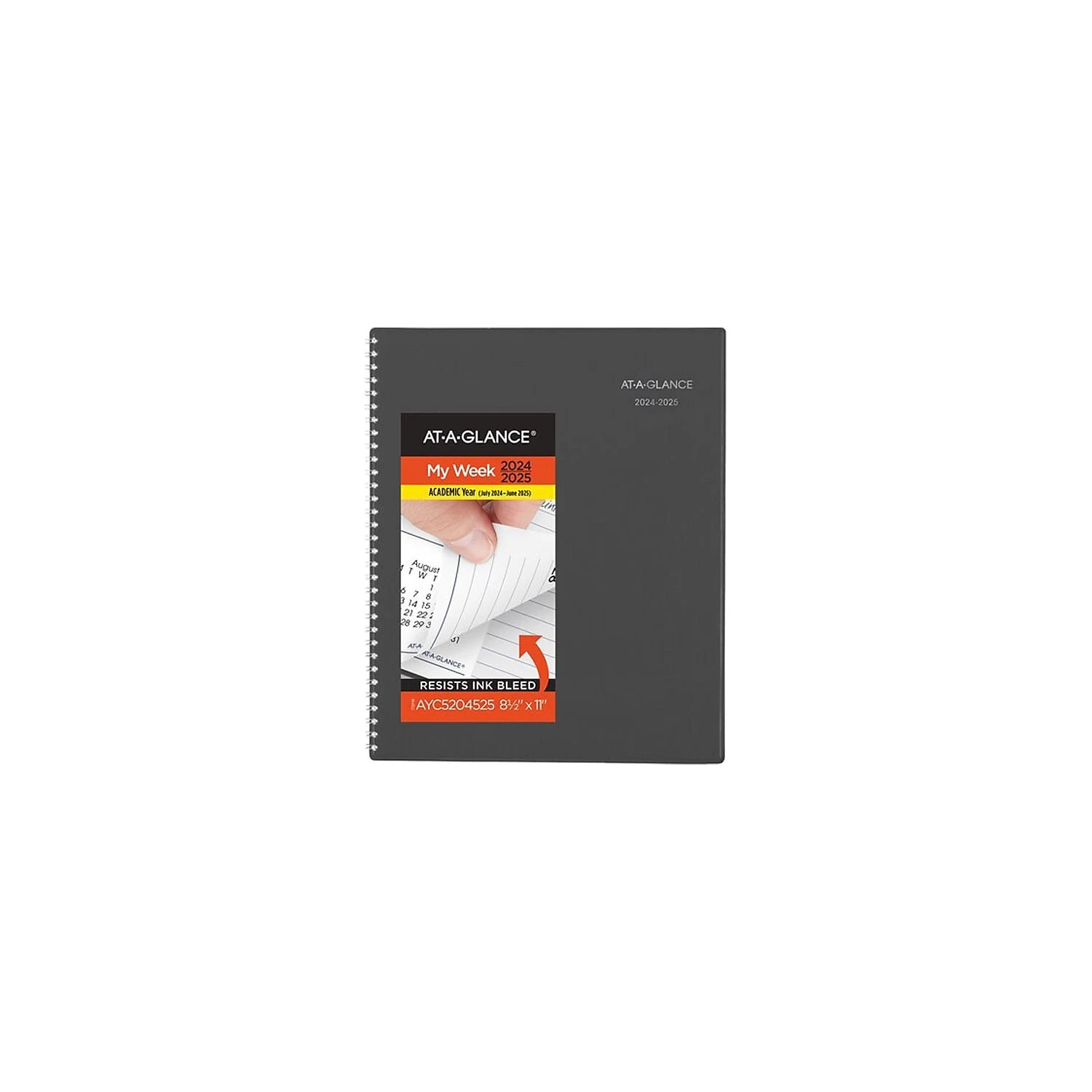 2024-2025 At-A-Glance Dayminder 8.5" X 11" Academic Weekly & Monthly Planner