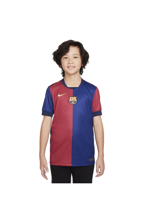 2024-2025 Barcelona Home Shirt (Sponsorless) - Kids