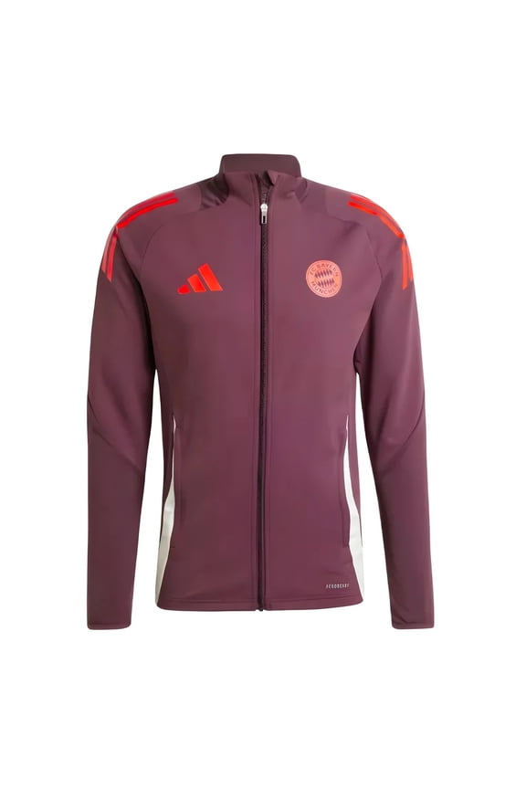 2024-2025 Bayern Munich Track Jacket (Shadow Maroon)