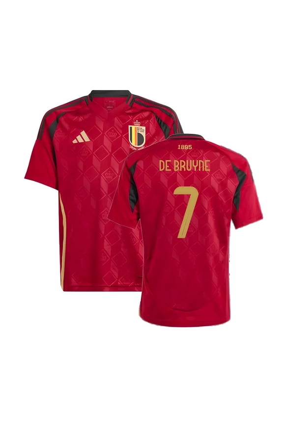 2024-2025 Belgium Home Shirt (Kids) (De Bruyne 7)