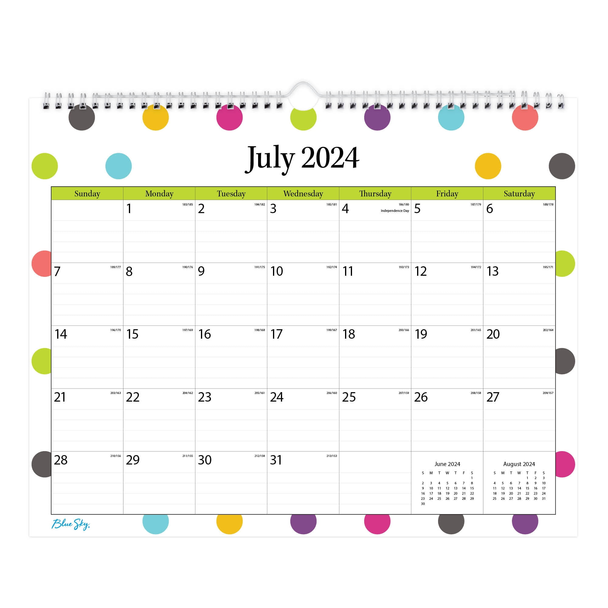 2024-2025 Blue Sky Monthly Wall Calendar, 15 2024-2025-blue-sky-monthly-wall-calendar-15-x-12-teacher-dots-july-2024-to-june-2025-100340-a-walmart-com