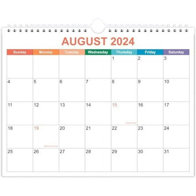 20242025 Calendar 17 Months Calendar from August 2024 December