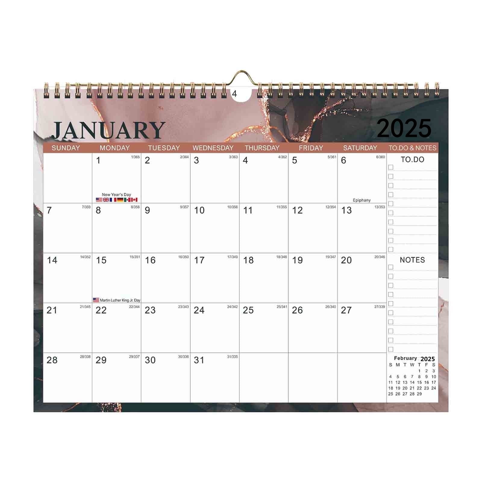 2025-2026 Calendar, Wall Calendar 2025-26 Runs fro