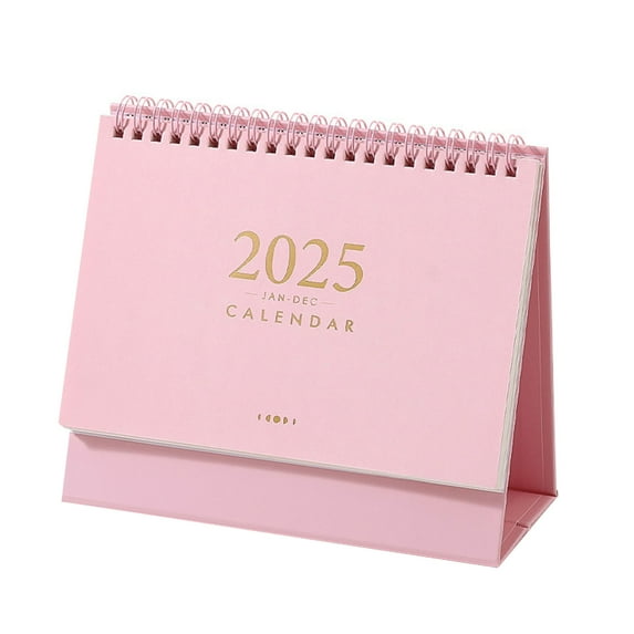 2024-2025 Desk Calendar Runs from September 2024 to December 2025, Desk Calendar Twin-Coil Binding for Office