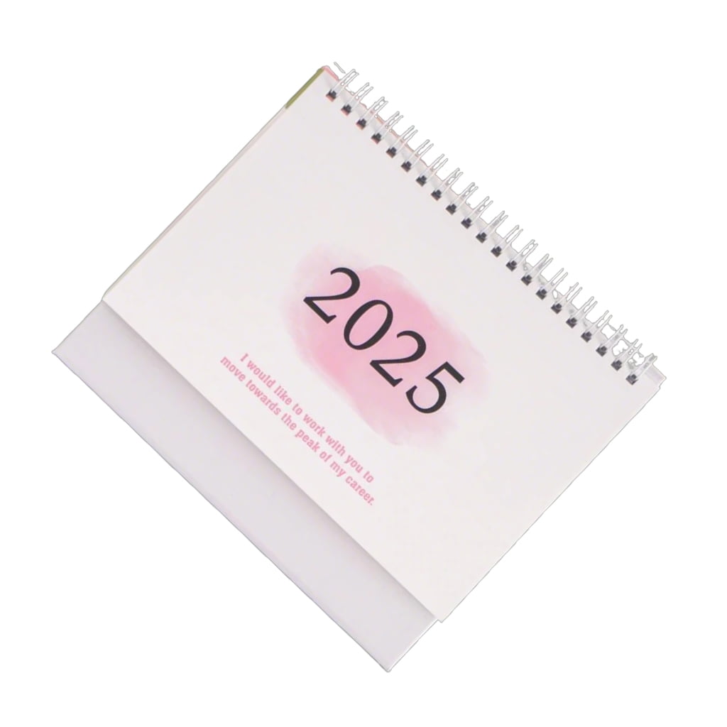 20242025 Desk Calendar Runs from September 2024 to December 2025 Stand