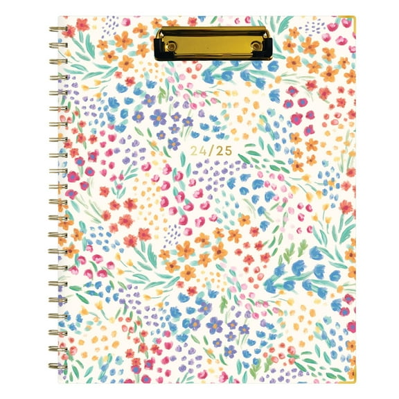 2024-2025 Hardcover Teacher Lesson Planner with Clip, 8.5x11, Blue Sky, Miah